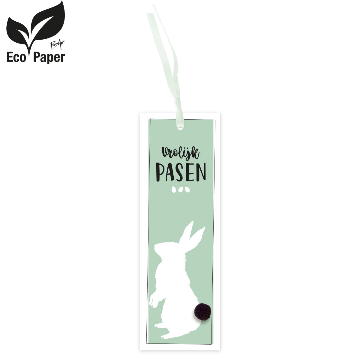 Kadokaart Bunny Pompom 12 stuks
