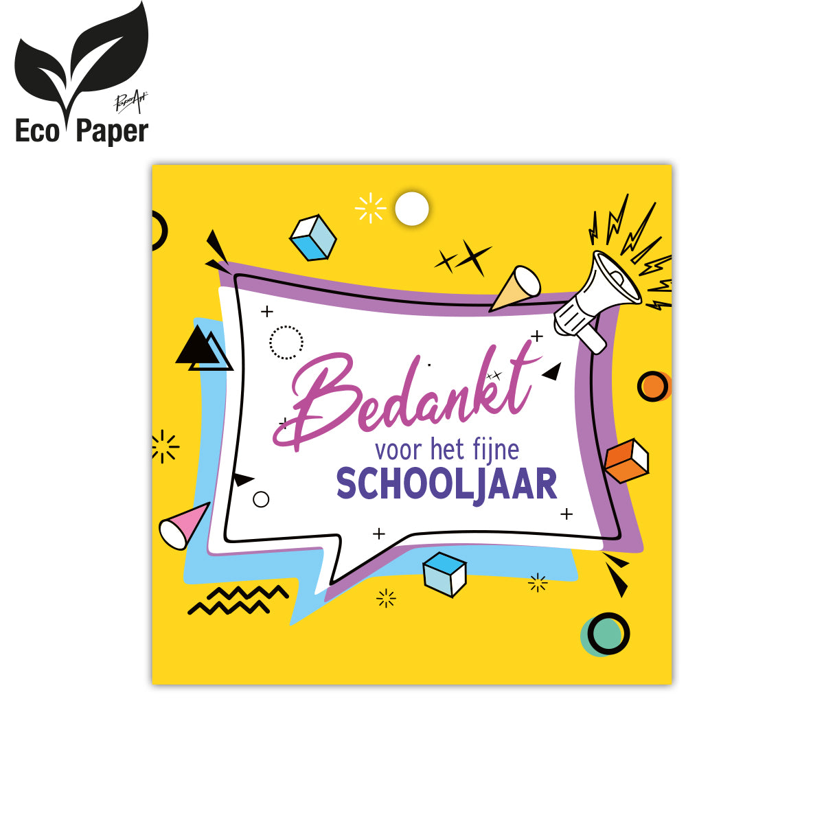 Kadokaart Eco School - Bedankt voor het fijne schooljaar 25 stuks