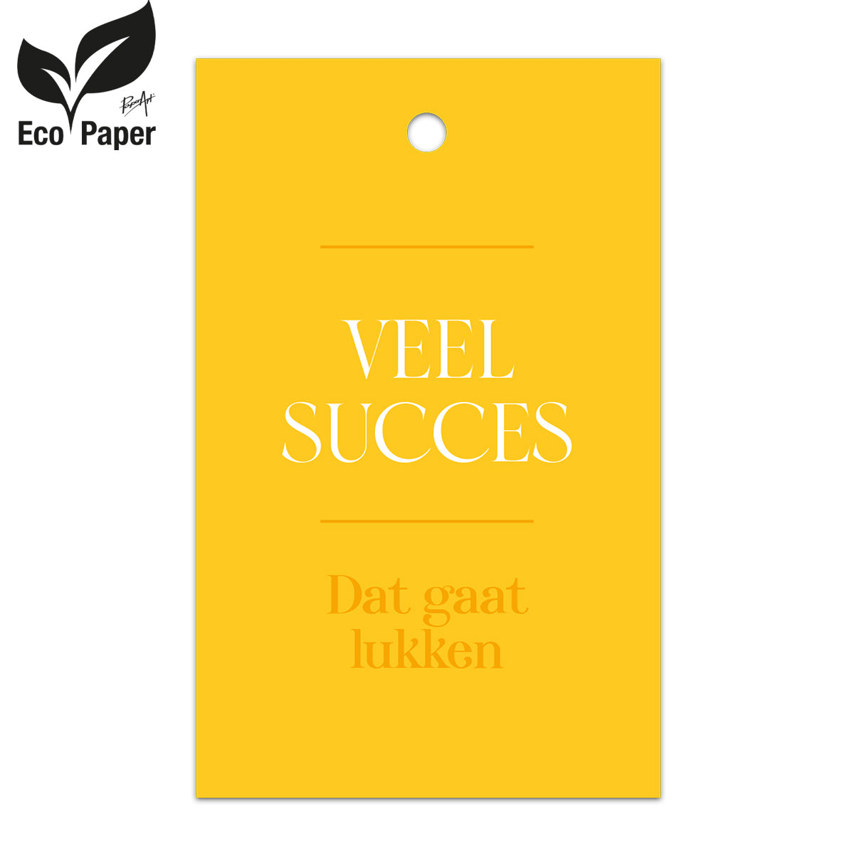 Kadokaart Eco Indy- Veel succes - Dat gaat lukken 25 stuks