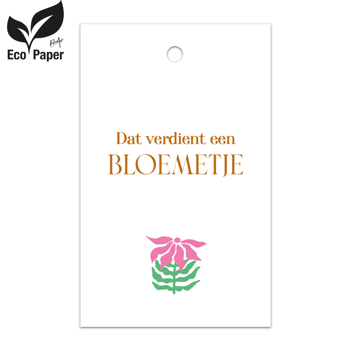 Kadokaart Eco Indy- Dat verdient een bloemetje 25 stuks