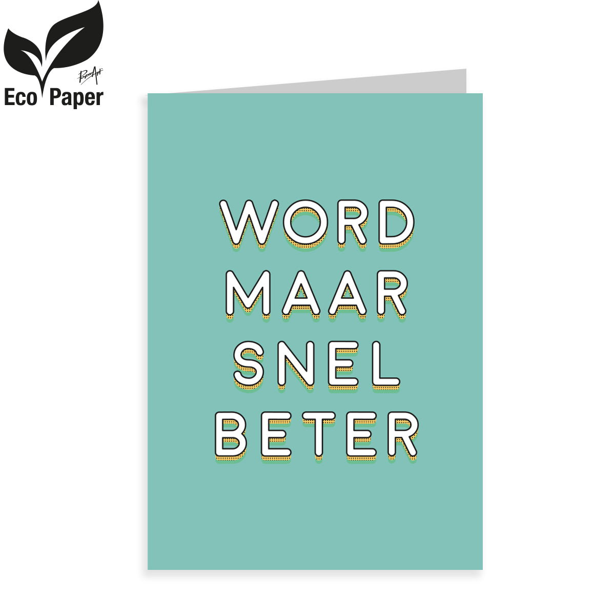 Kadokaart Eco Viva - Word maar snel beter 25 stuks