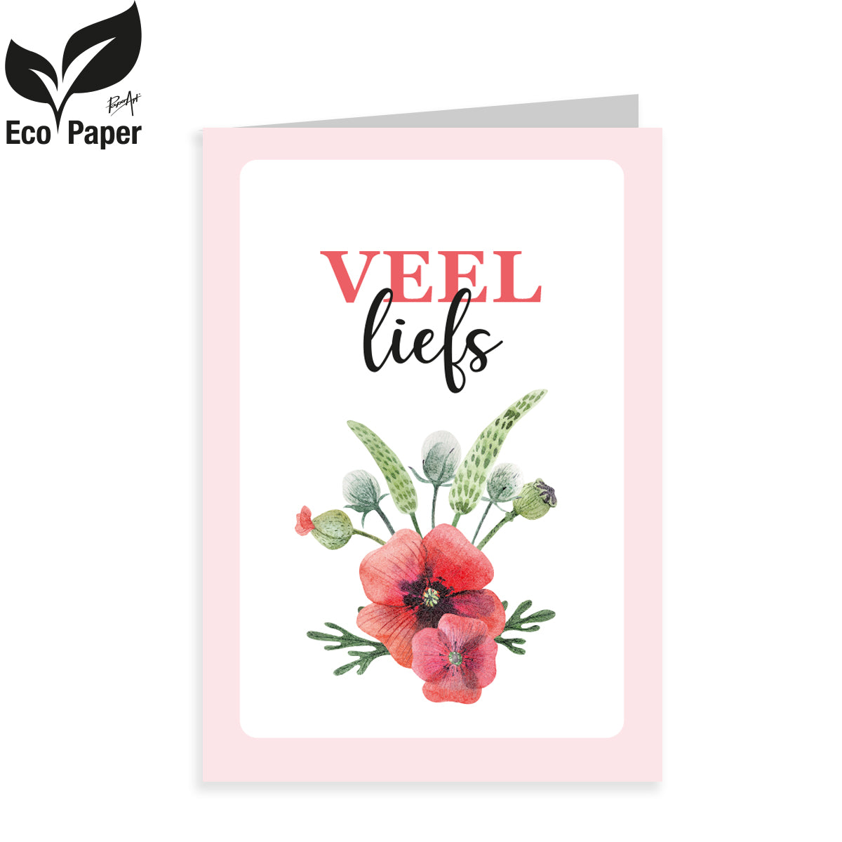 Kadokaart Eco Viva - Veel liefs 20 stuks