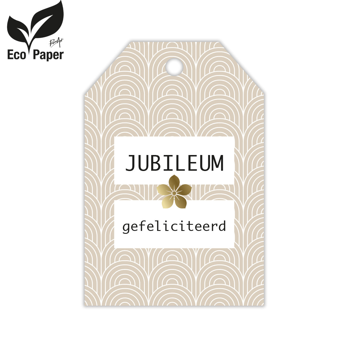 Kadokaart Eco Joy - Jubileum - gefeliciteerd 20 stuks