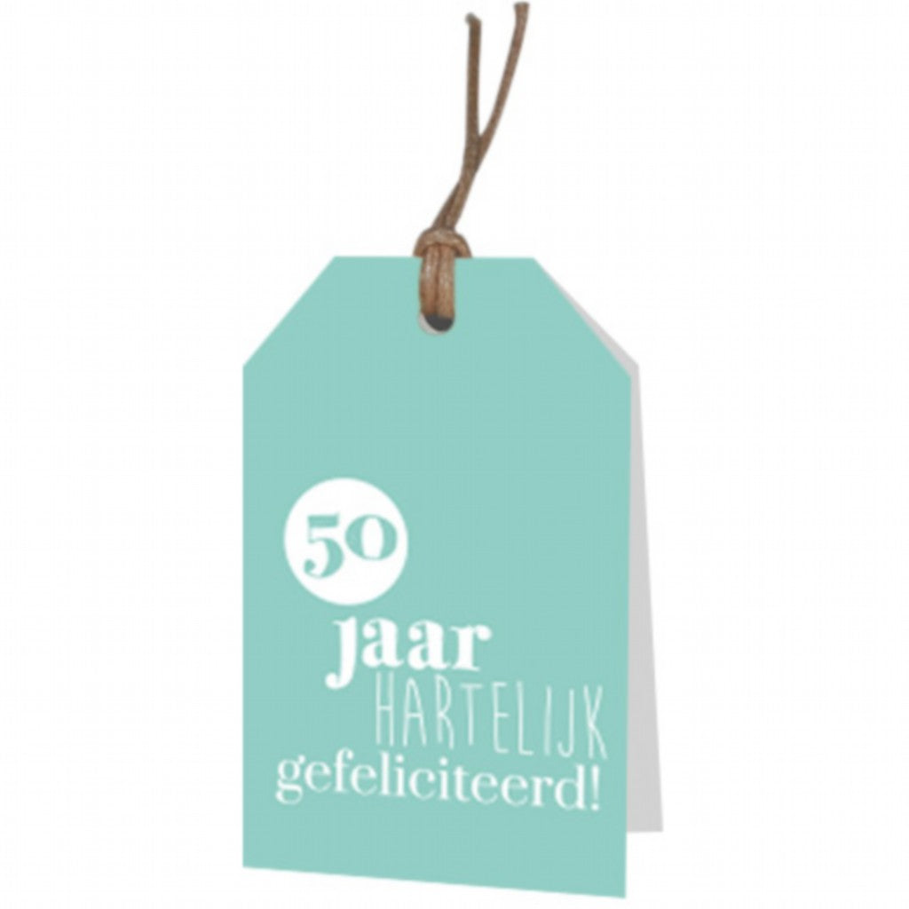 Kadokaart Part30 - 50 jaar Hartelijk gefeliciteerd 12 stuks