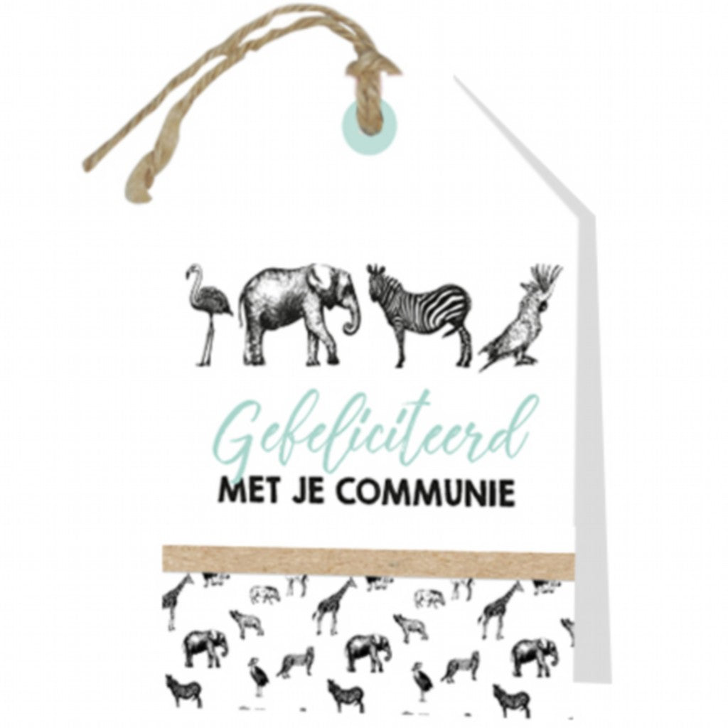 Kadokaart - Gefeliciteerd met je communie 6 stuks