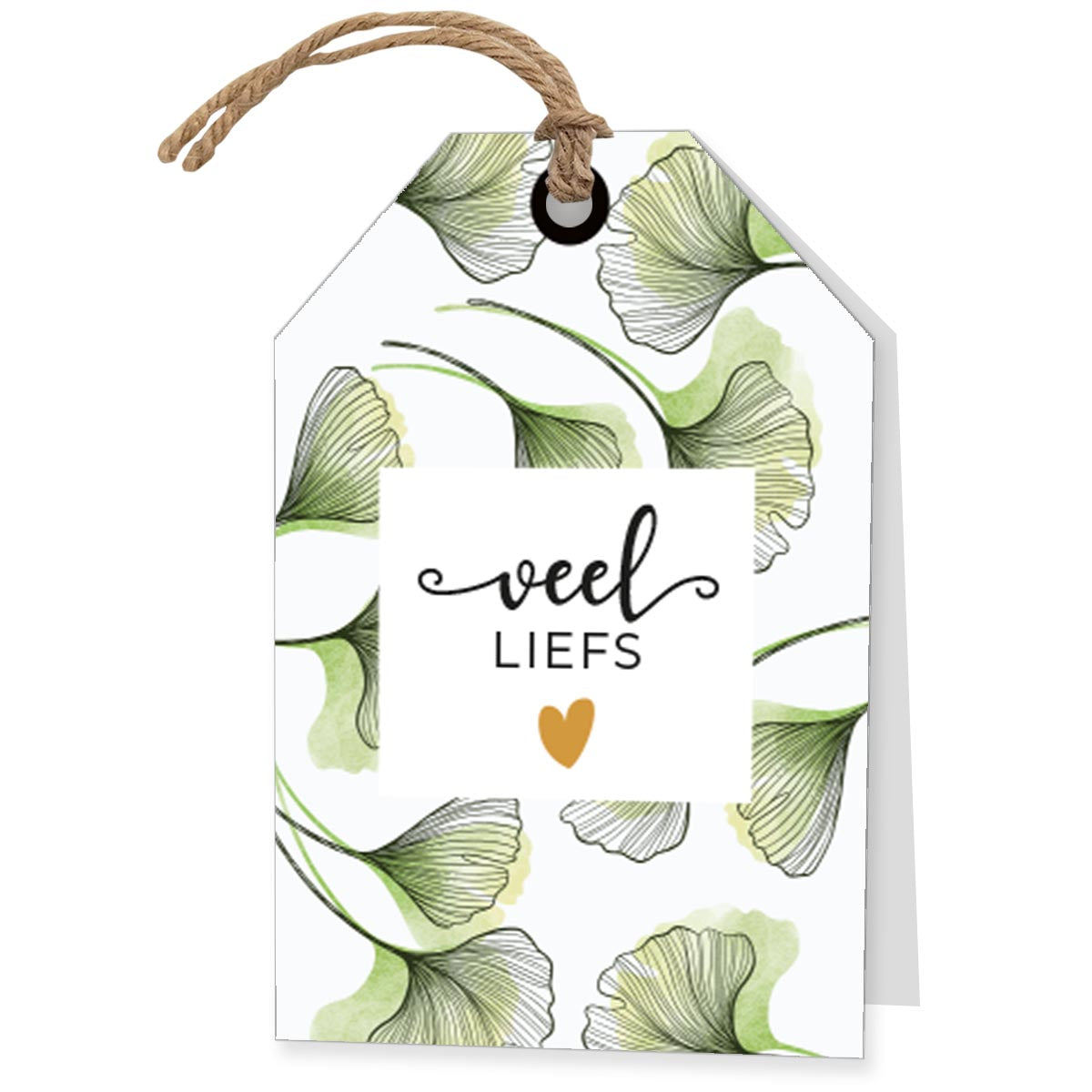 Wenskaart Veel liefs 6 stuks