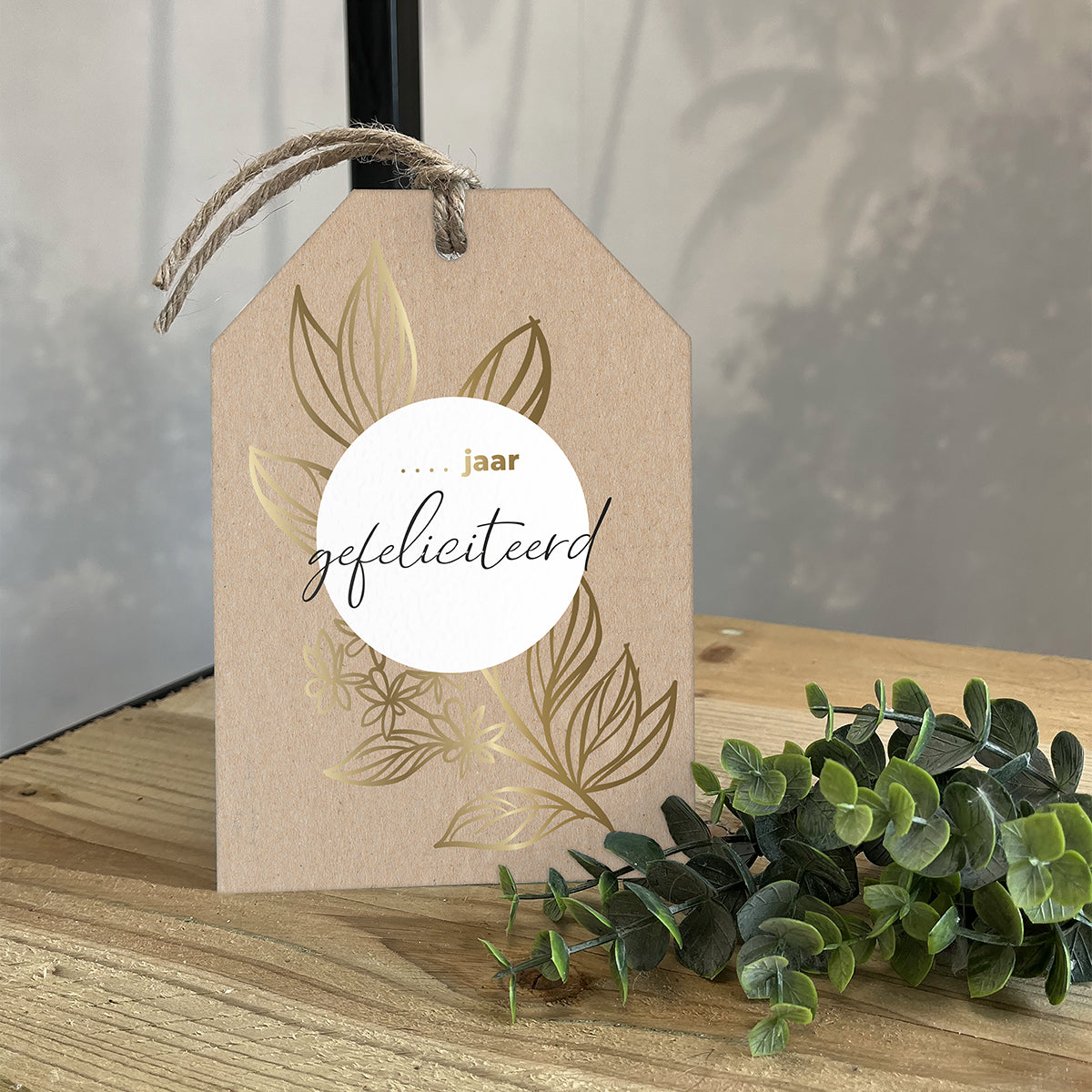 Greeting card Year - congratulations 6 pieces