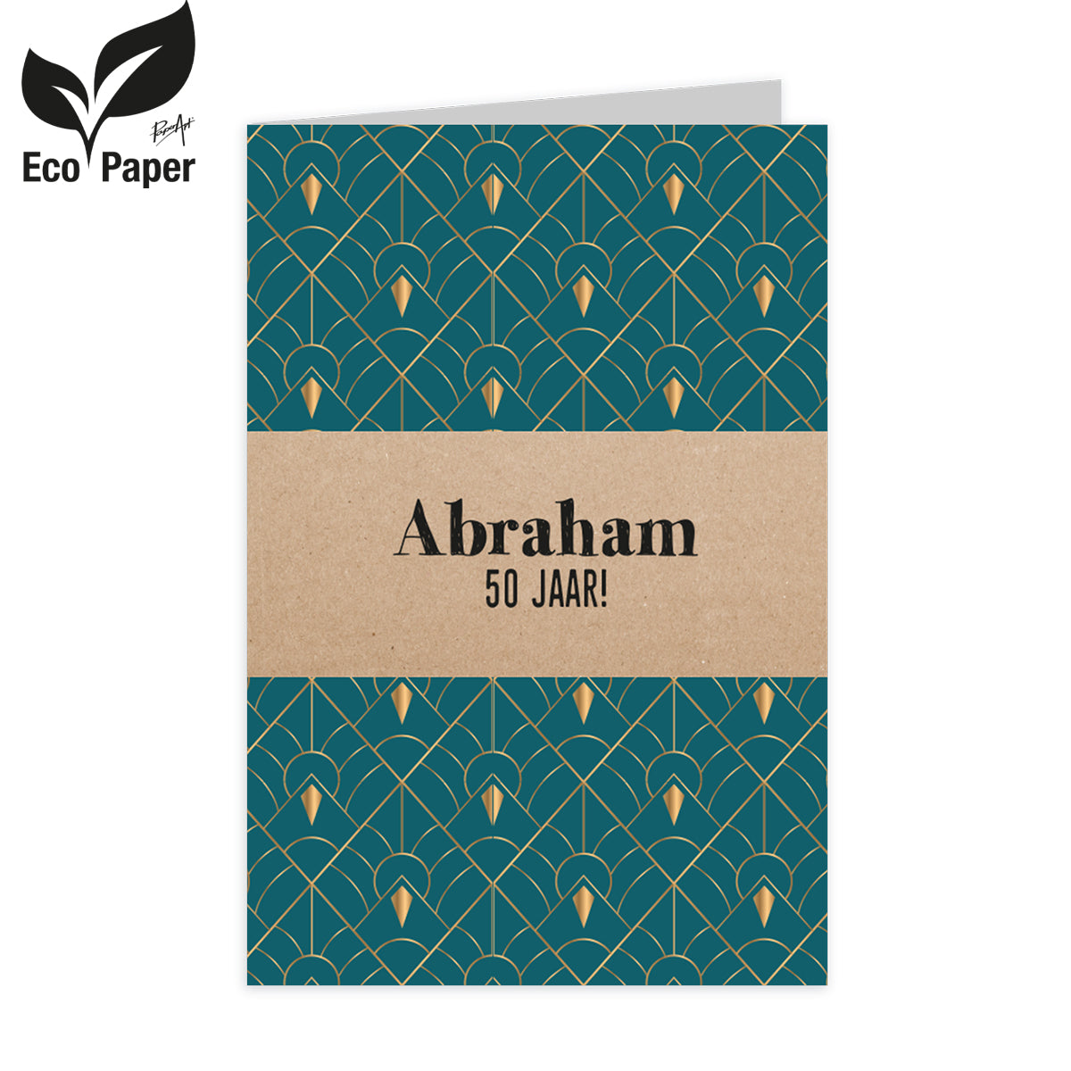 Greeting card Abraham 50 years 6 pieces
