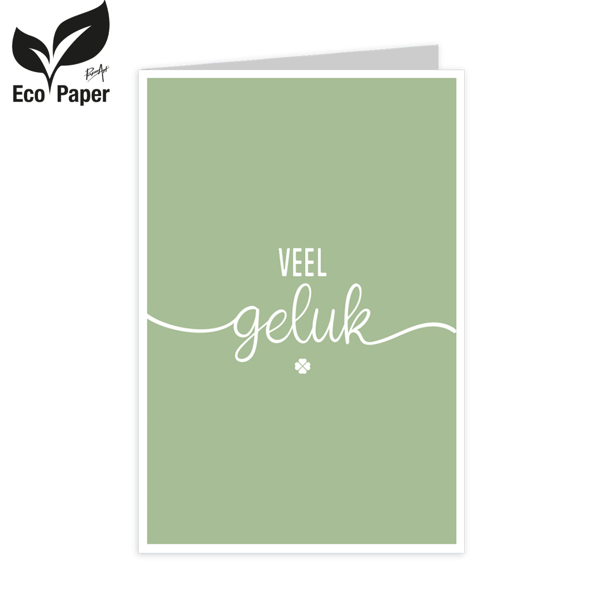 Wenskaart Veel geluk 6 stuks