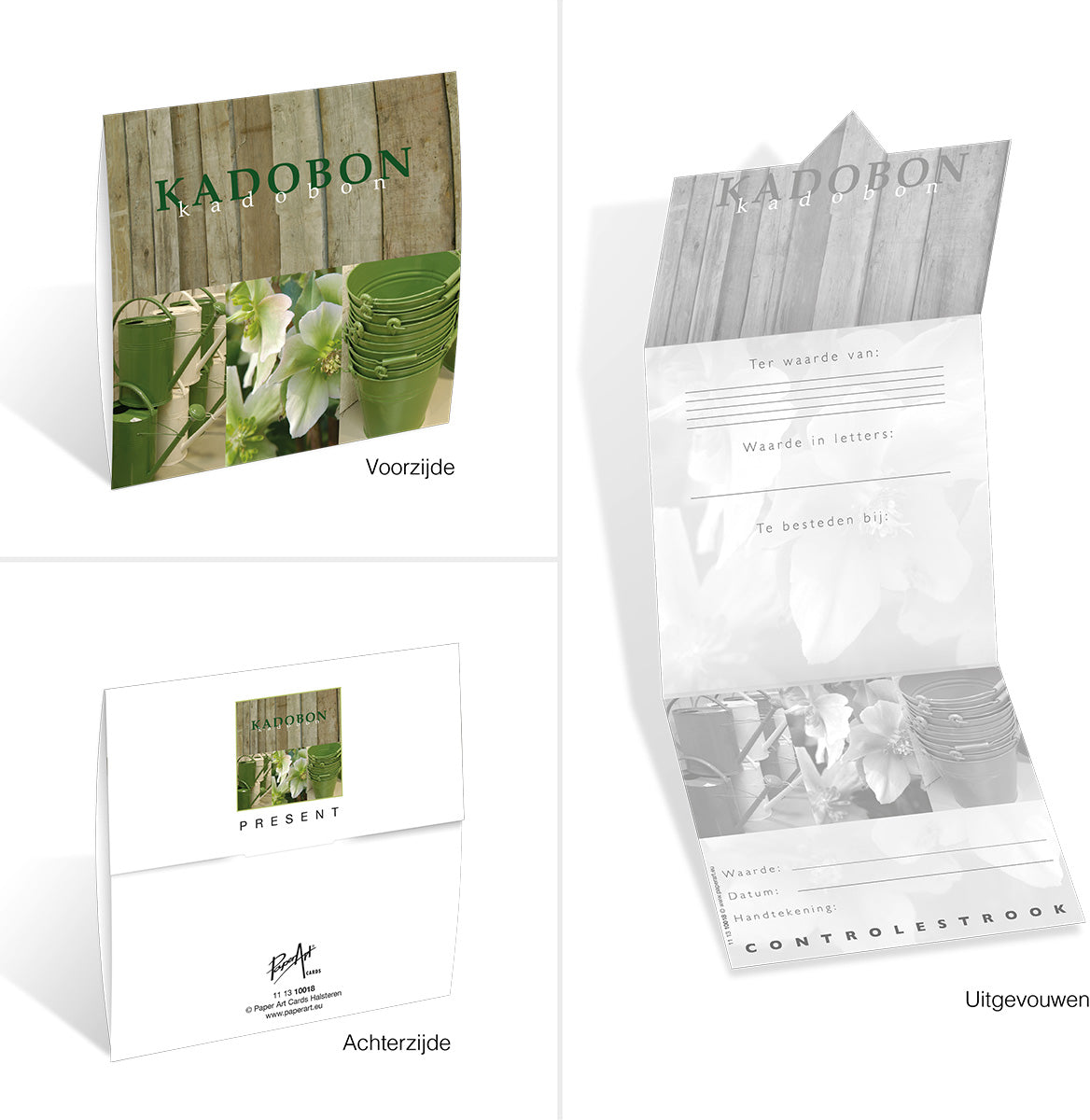 Geschenkgutschein Present - Gardening v1 12 Stück