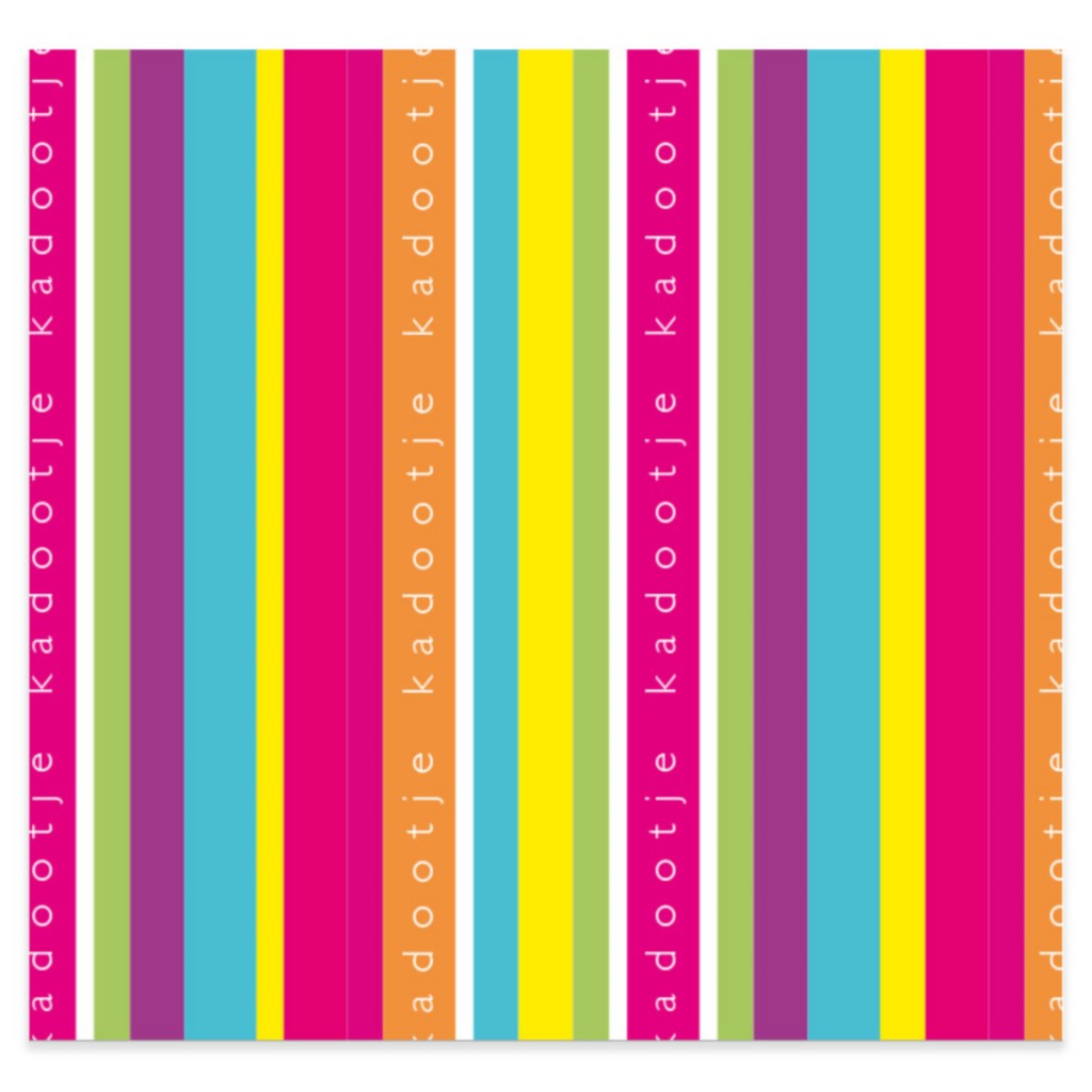 Geschenkgutschein Present - Trendy Stripes 12 Stück