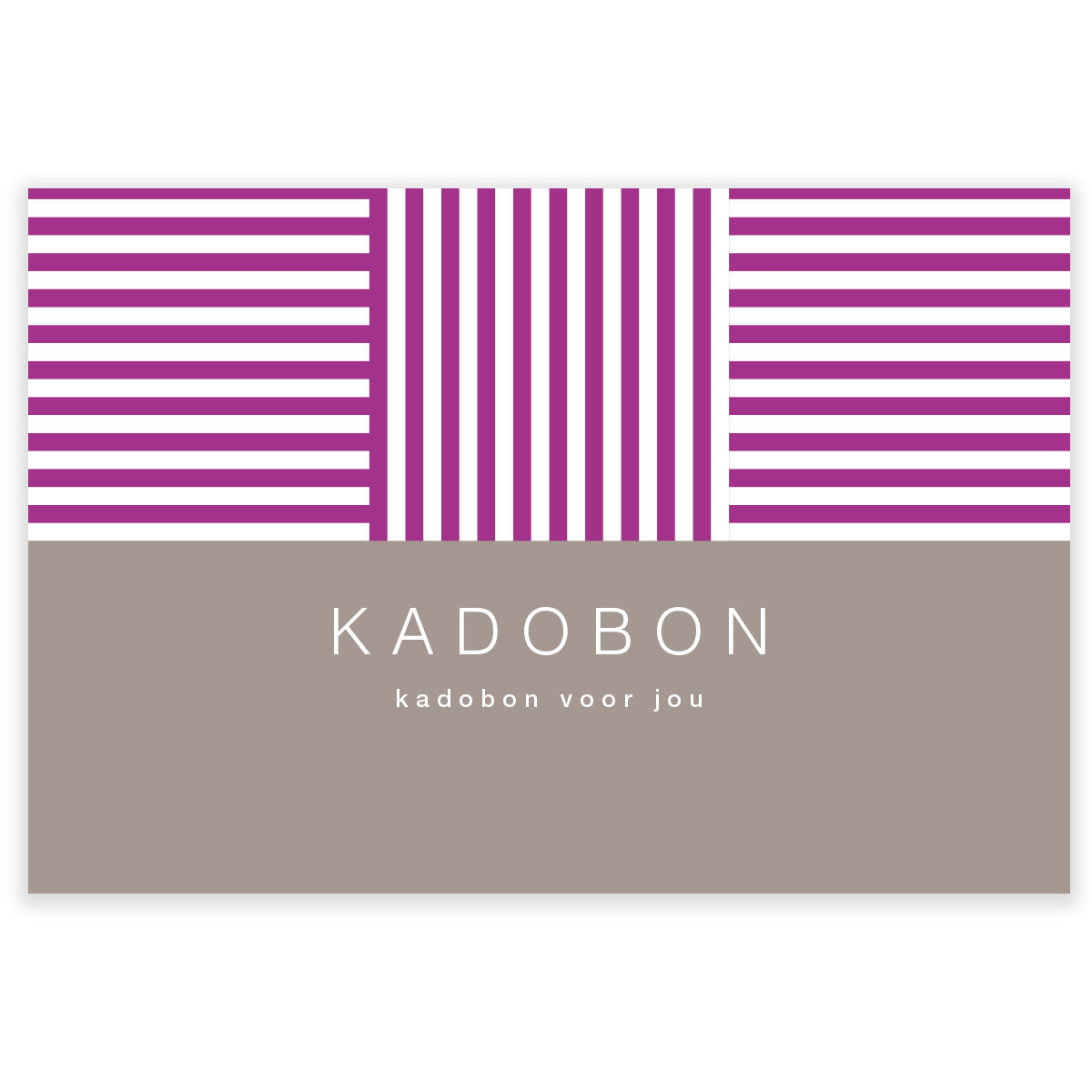 Kadobon Fortuna - Purple Stripes 20 stuks