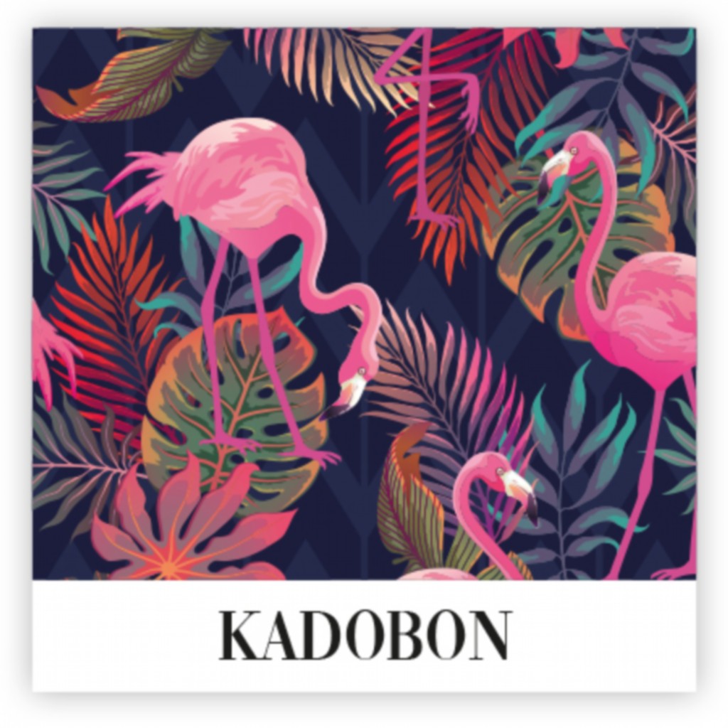 Kadobon Present - Aloha Flamingo 12 stuks