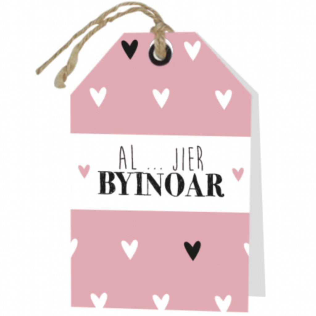 Grußkarte al Jier byinoar 6 Stück