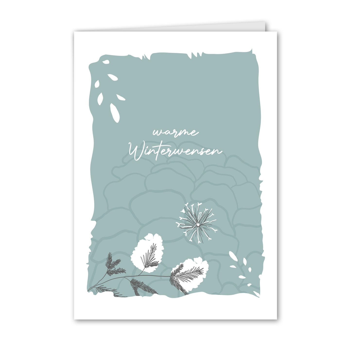 Christmas Card Warm Winter Wishes