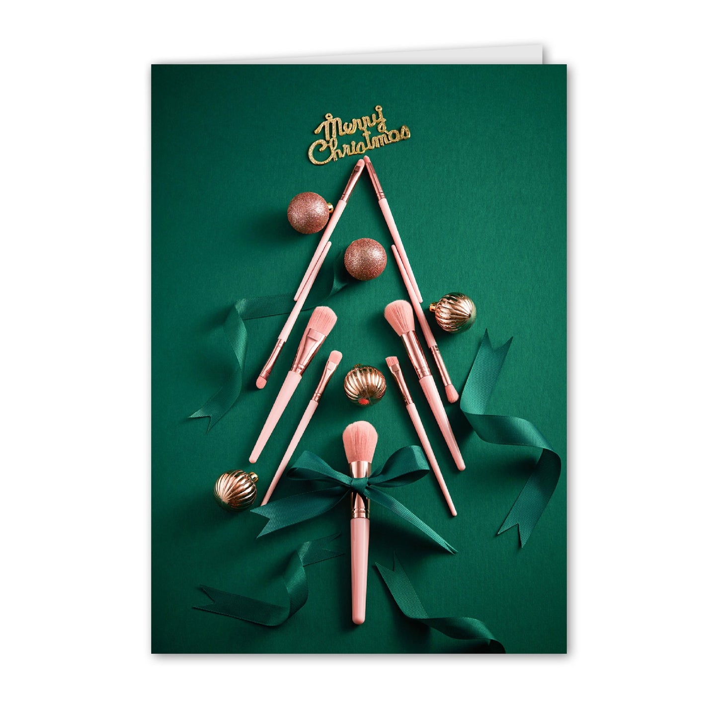 Weihnachtskarte Weihnachtsbaum Glamourös