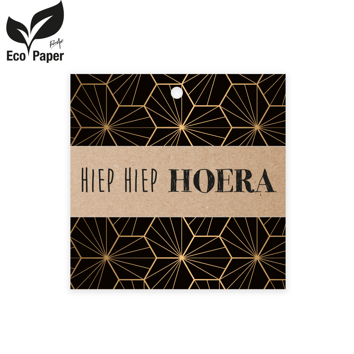 Kadokaart Hiep Hiep Hoera 25 stuks
