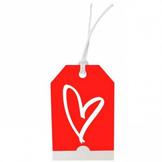 Kadokaart Loving - Loving Clip Blanco hart 12 stuks