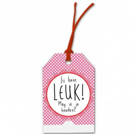 Kadokaart Loving - Loving Clip Jij bent leuk Mag ik je houden? 12 stuks