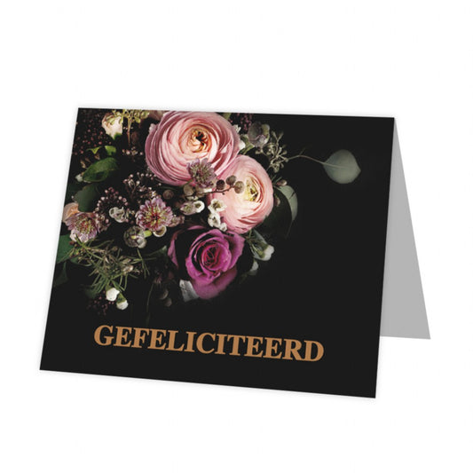 Kadokaart Gefeliciteerd 20 stuks