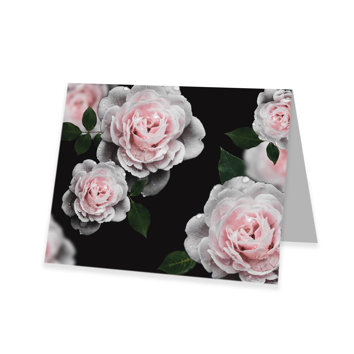 Kadokaart Roze rozen 20 stuks