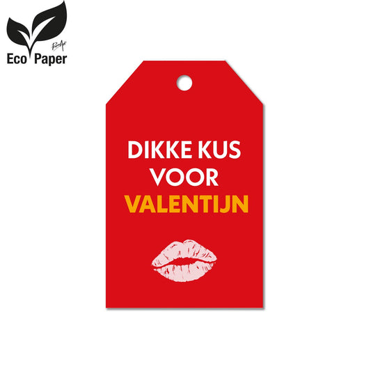 Kadokaart Dikke kus voor Valentijn 20 stuks