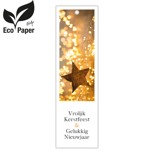 Kadokaart Eco Galactic - Vrolijk kerstfeest & gelukkig Nieuwjaar 25 stuks