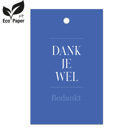 Kadokaart Eco Indy- Dankje wel - Bedankt 25 stuks