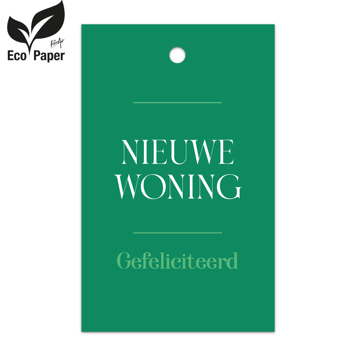 Kadokaart Eco Indy- Nieuwe woning - Gefeliciteerd 25 stuks