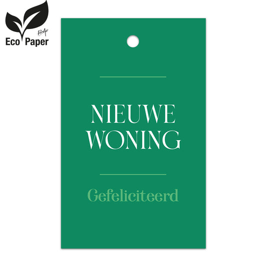 Kadokaart Eco Indy- Nieuwe woning - Gefeliciteerd 25 stuks