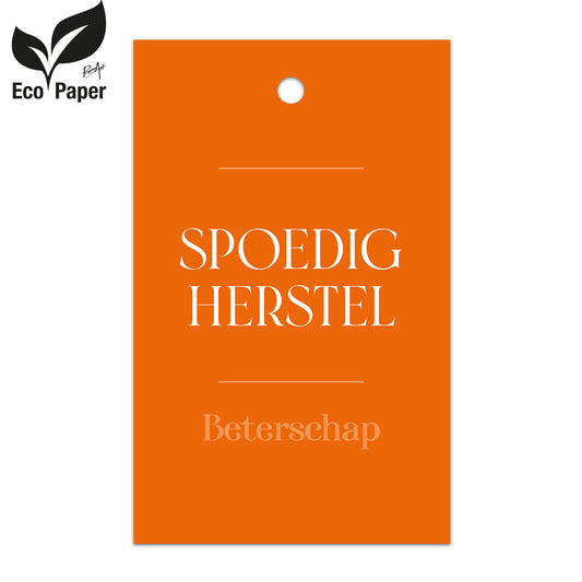 Kadokaart Eco Indy- Spoedig herstel - Beterschap 25 stuks