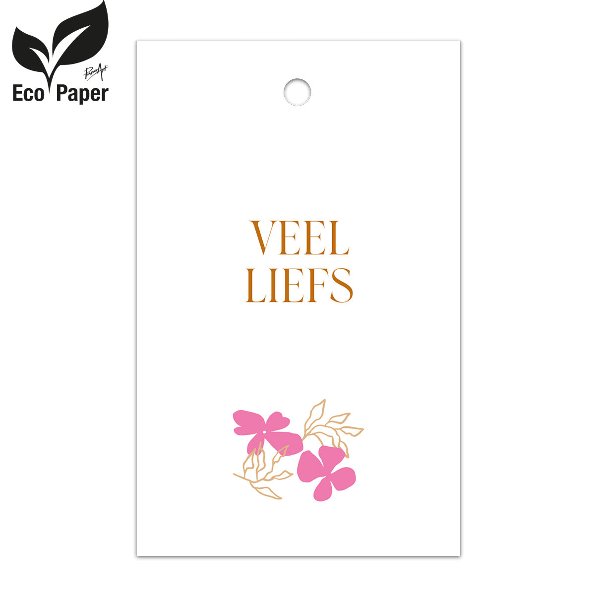 Kadokaart Eco Indy- Veel liefs 25 stuks