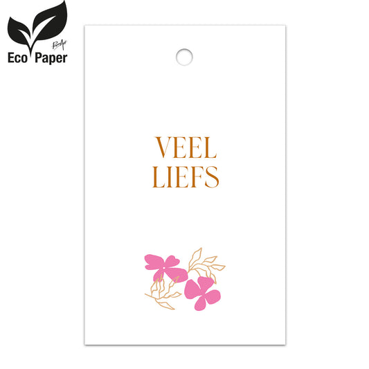 Kadokaart Eco Indy- Veel liefs 25 stuks