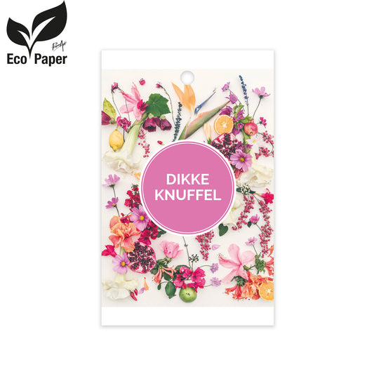 Kadokaart Eco Wildflower - Dikke knuffel 25 stuks