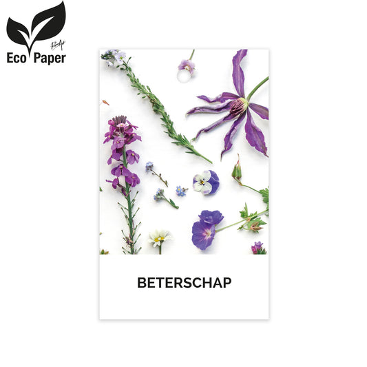 Kadokaart Eco Wildflower - Beterschap 25 stuks
