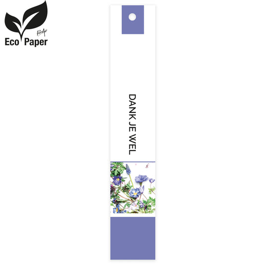 Kadokaart Eco Wildflower - Dank je wel 25 stuks