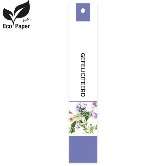 Kadokaart Eco Wildflower - Gefeliciteerd v2 25 stuks