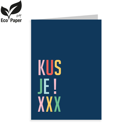Kadokaart Eco Viva - Kus je XXX 20 stuks