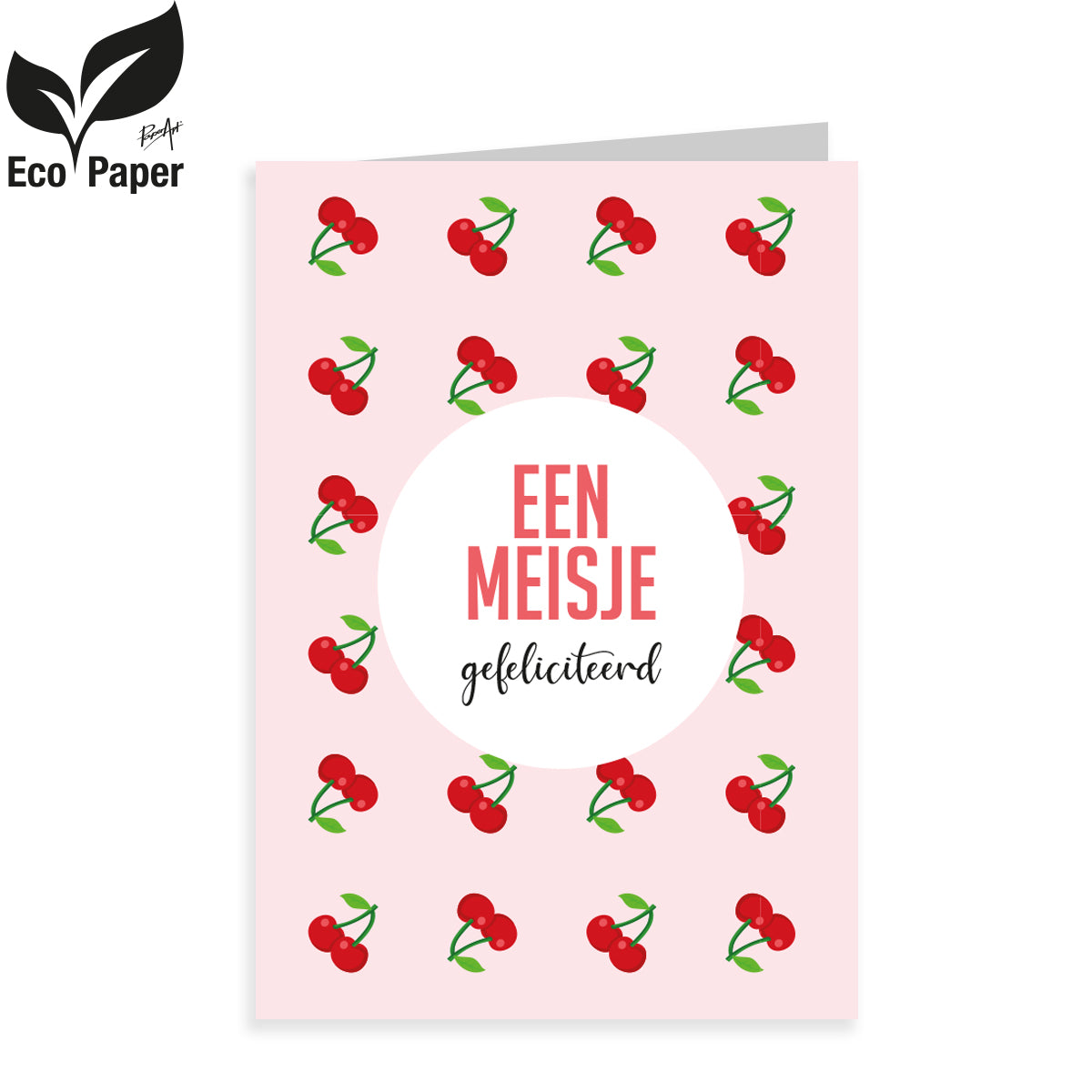 Kadokaart Eco Viva - Een meisje gefeliciteerd 20 stuks
