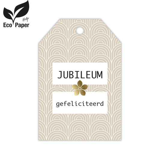 Kadokaart Eco Joy - Jubileum - gefeliciteerd 20 stuks