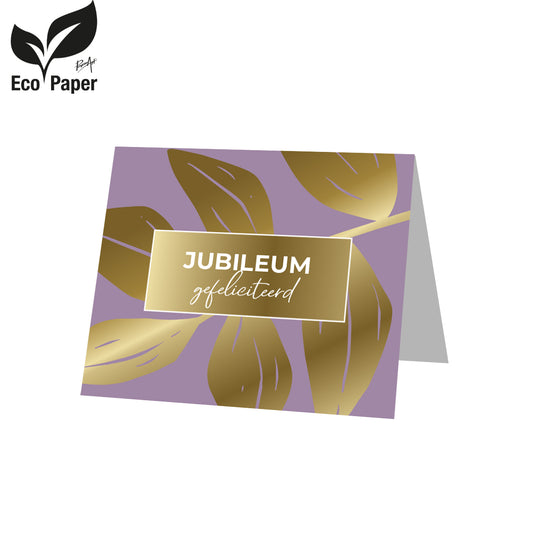 Kadokaart Eco Posh - Jubileum gefeliciteerd 20 stuks