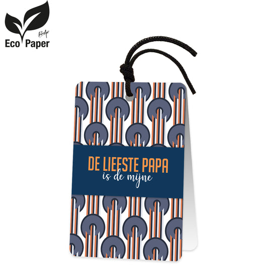 Wenskaart DE LIEFSTE PAPA is de mijne 6 stuks