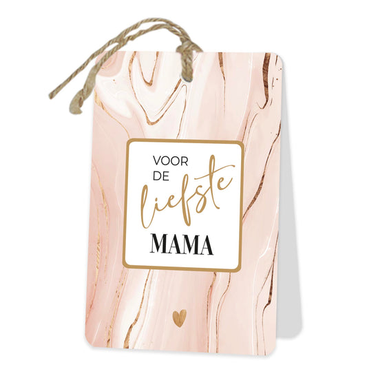 Wenskaart Voor de liefste mama 6 stuks