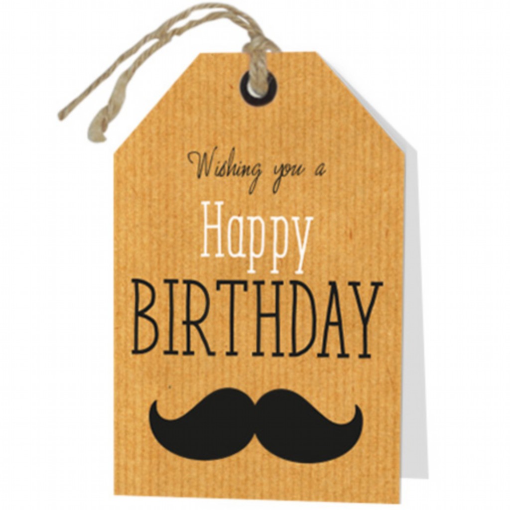 Wenskaart Happy Birthday 6 stuks