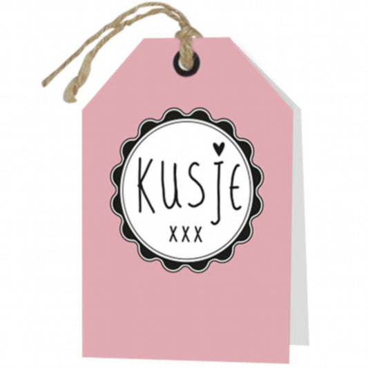 Wenskaart Kusje xxx 6 stuks