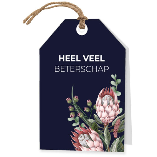 Wenskaart Heel veel beterschap 6 stuks
