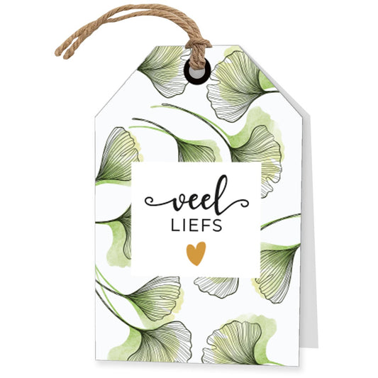 Wenskaart Veel liefs 6 stuks