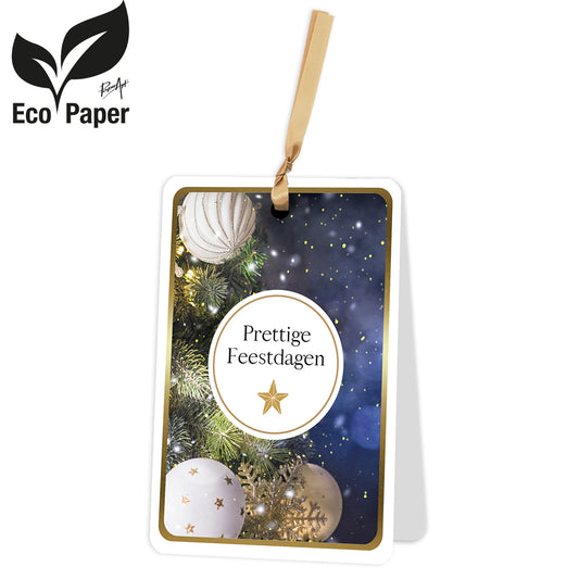 Wenskaart Prettige Feestdagen 6 stuks