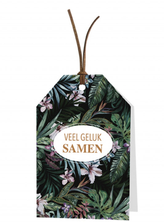Wenskaart Veel geluk samen 6 stuks