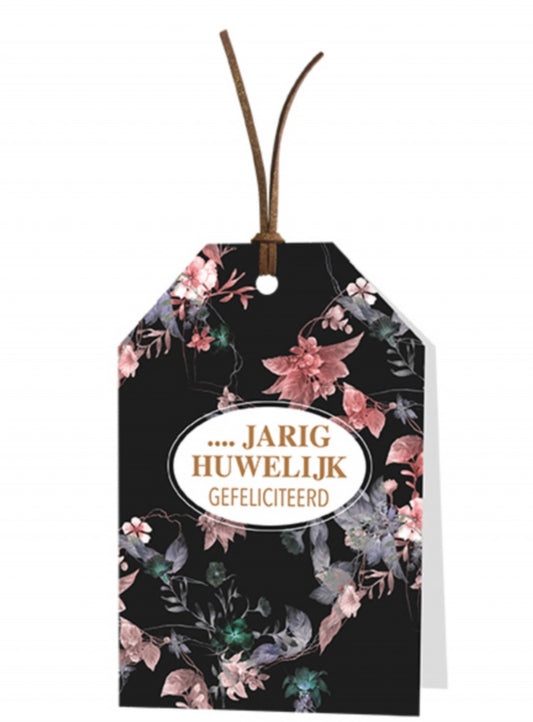 Wenskaart jarig huwelijk Gefeliciteerd 6 stuks